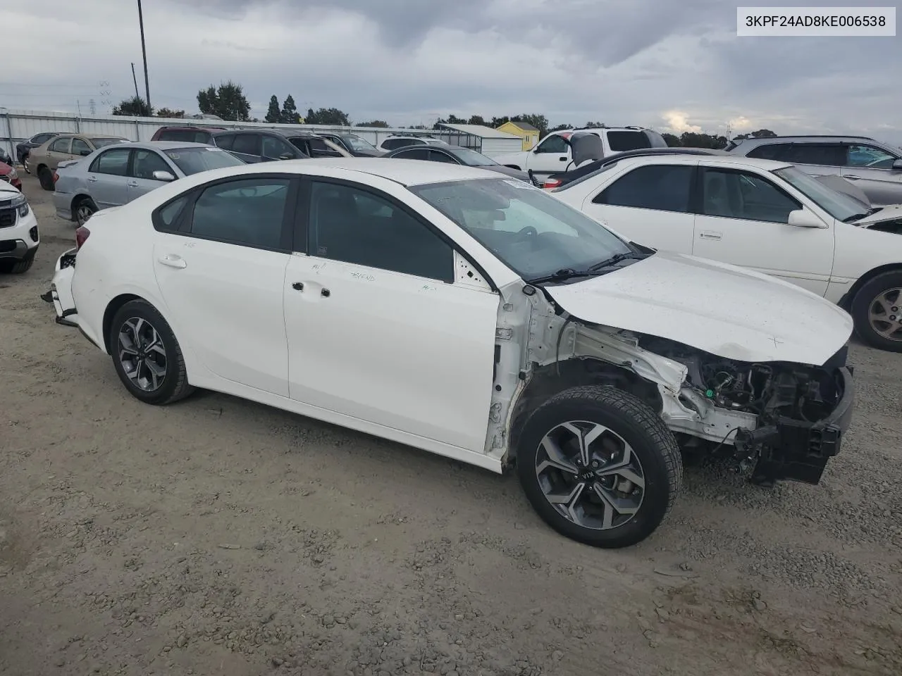 2019 Kia Forte Fe VIN: 3KPF24AD8KE006538 Lot: 71605464