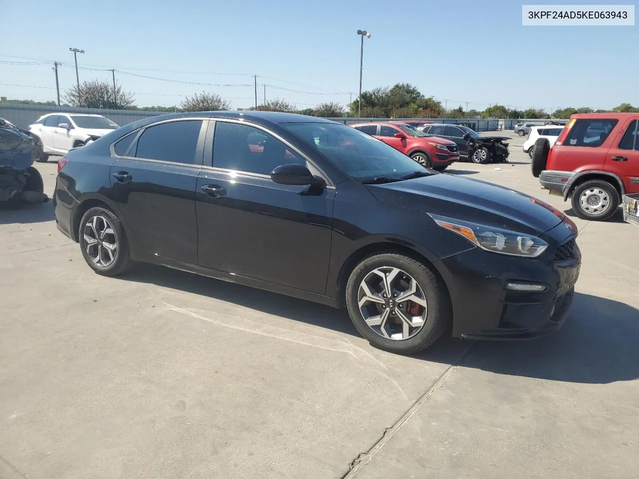 2019 Kia Forte Fe VIN: 3KPF24AD5KE063943 Lot: 71654164