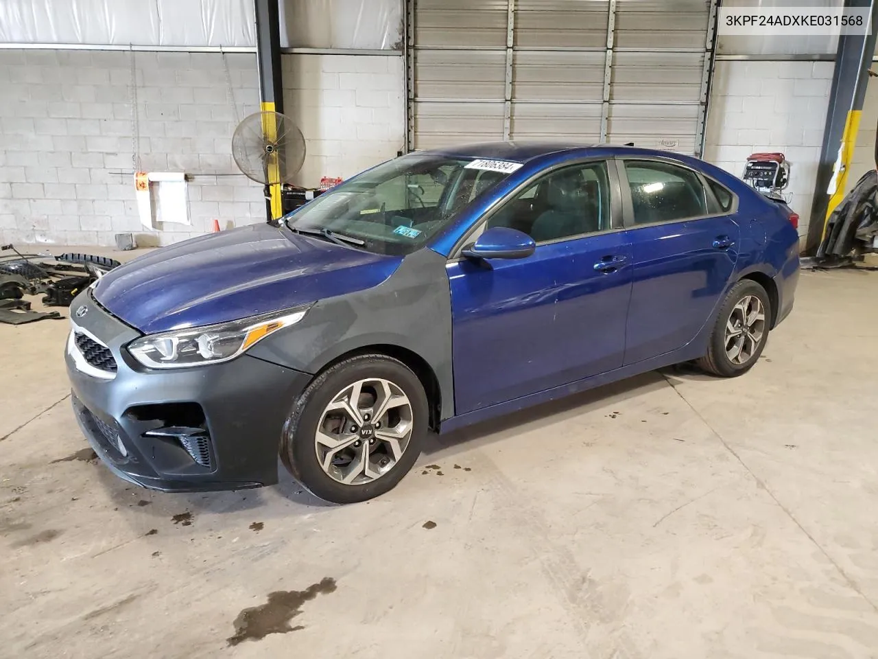 2019 Kia Forte Fe VIN: 3KPF24ADXKE031568 Lot: 71806384