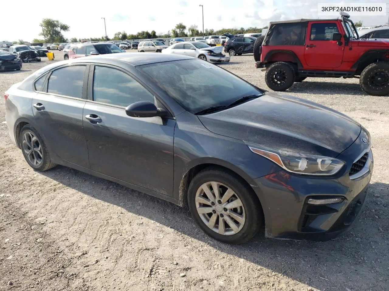 2019 Kia Forte Fe VIN: 3KPF24AD1KE116010 Lot: 71815354