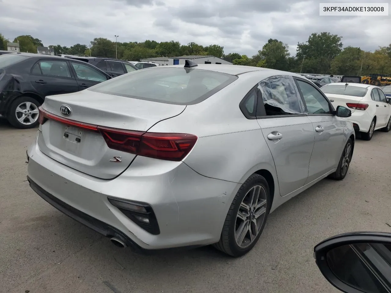 2019 Kia Forte Gt Line VIN: 3KPF34AD0KE130008 Lot: 71816124