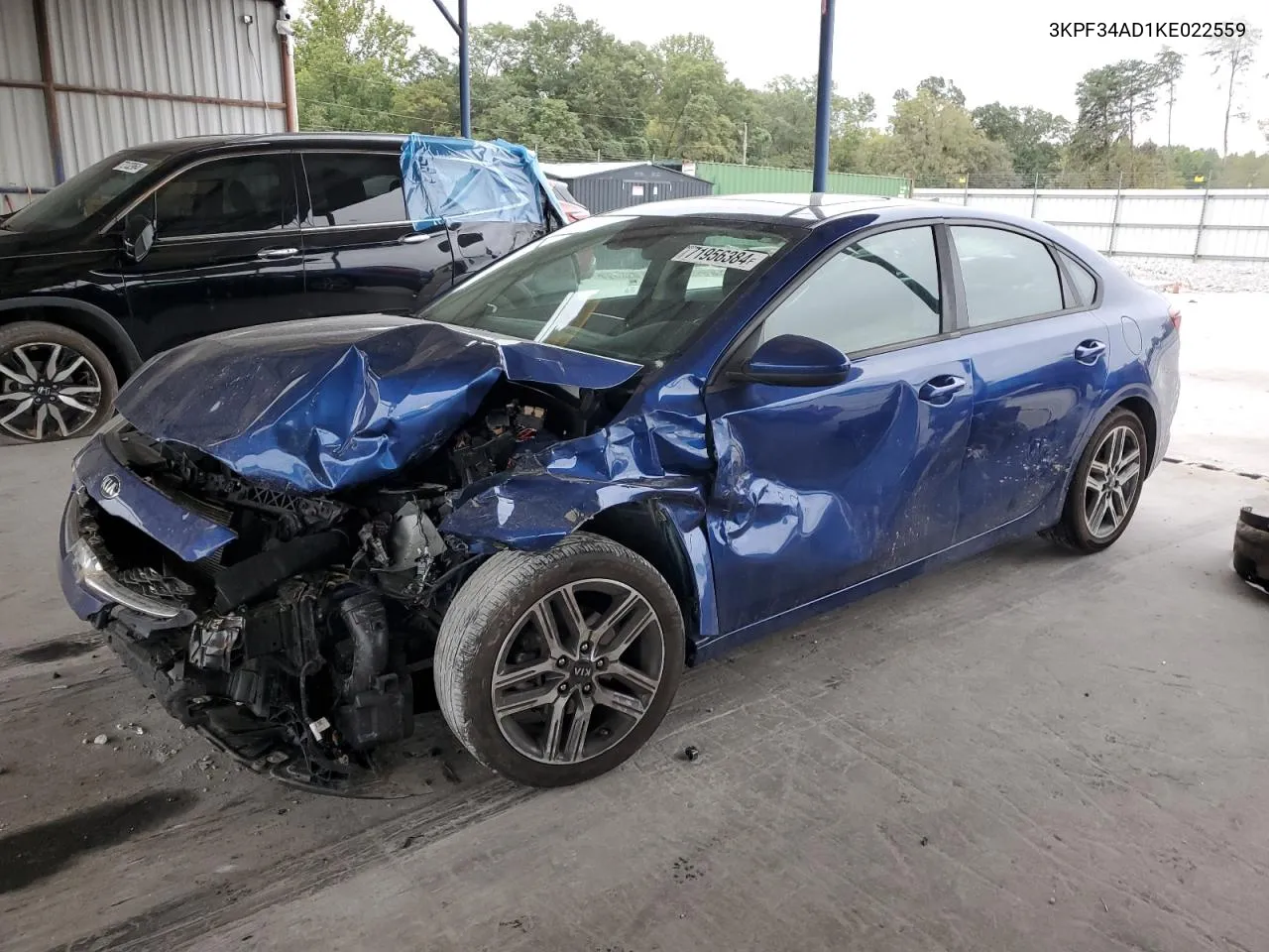 3KPF34AD1KE022559 2019 Kia Forte Gt Line