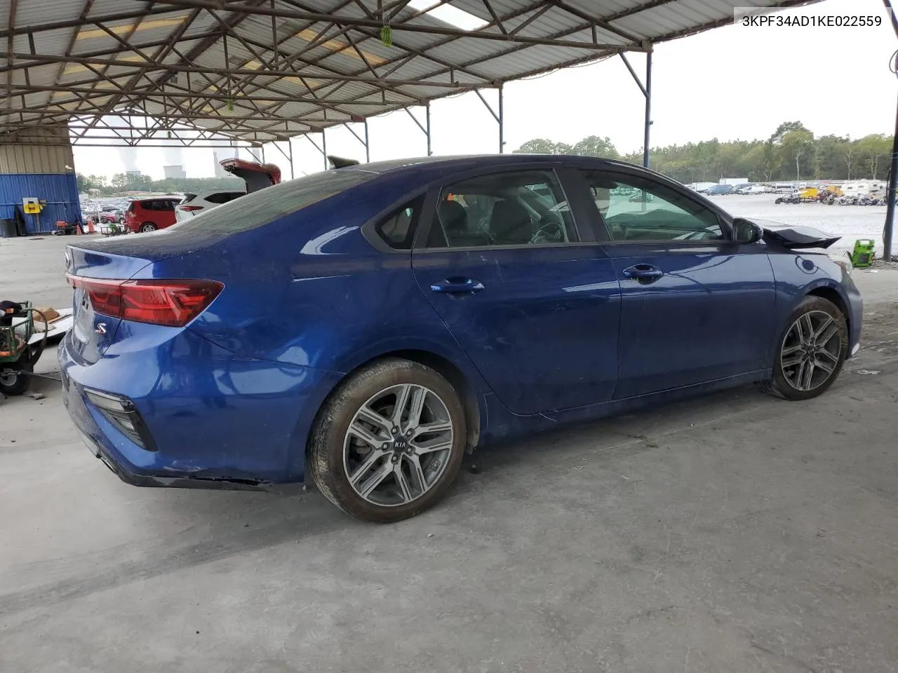 3KPF34AD1KE022559 2019 Kia Forte Gt Line