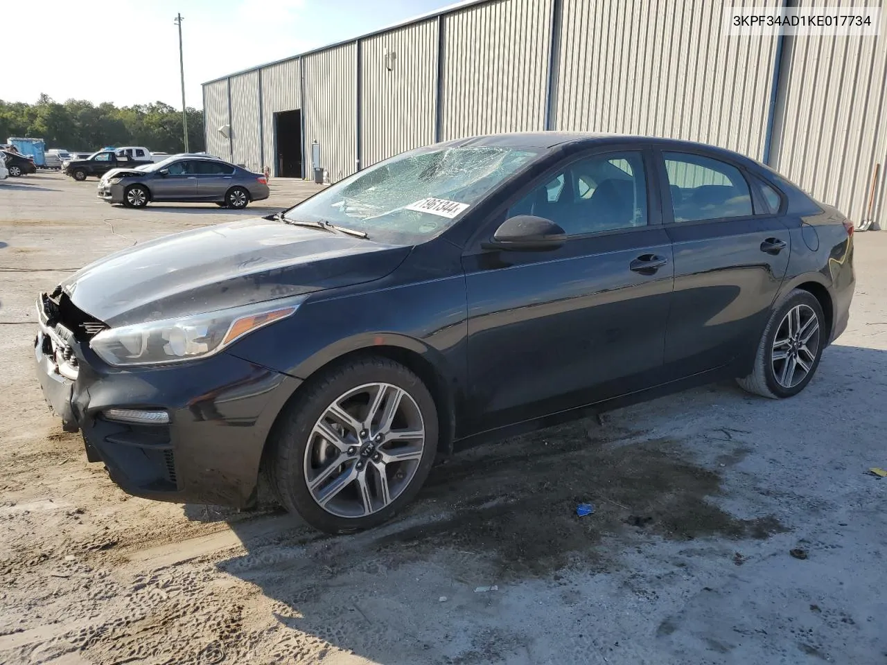 2019 Kia Forte Gt Line VIN: 3KPF34AD1KE017734 Lot: 71961344