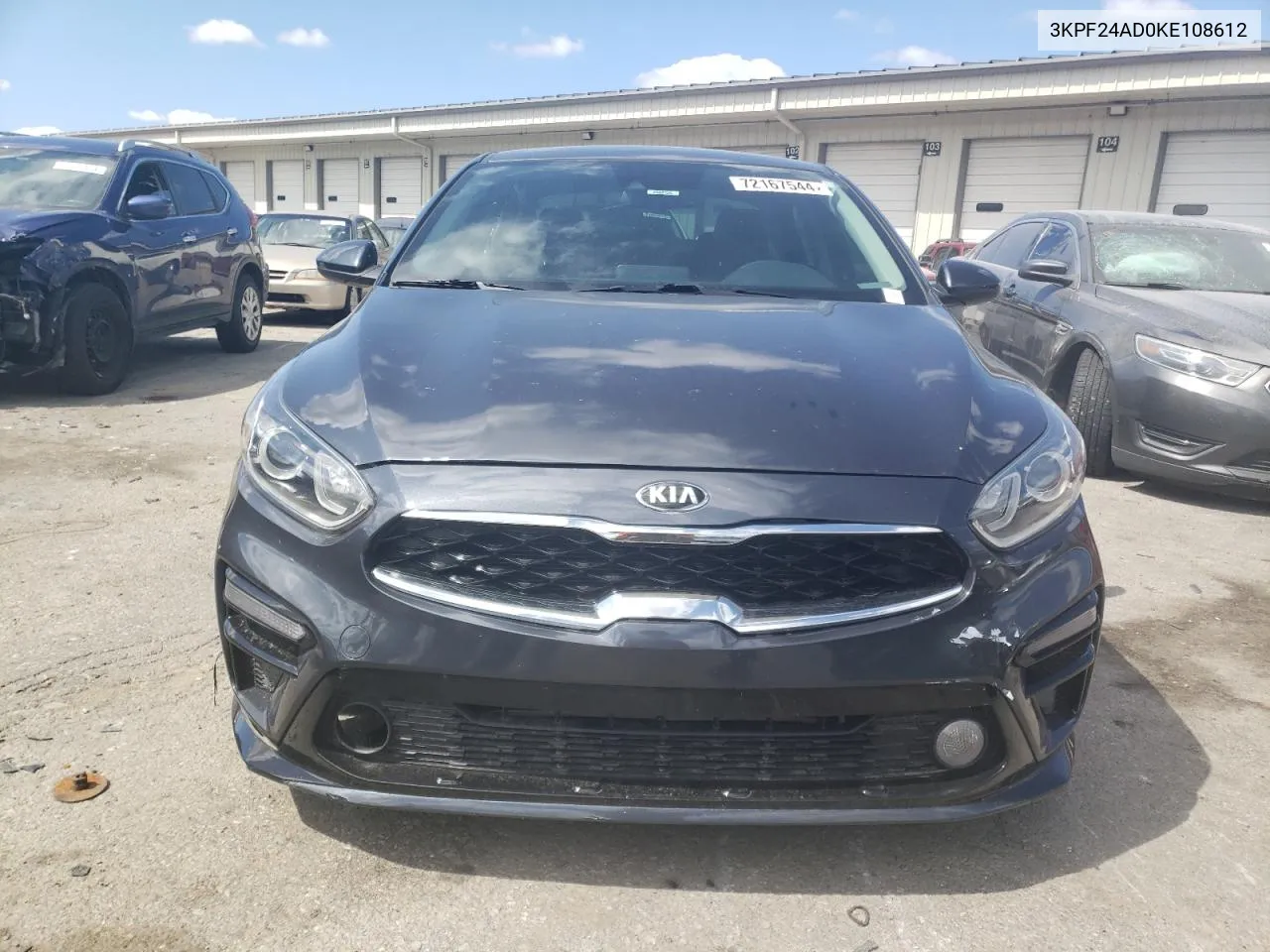 2019 Kia Forte Fe VIN: 3KPF24AD0KE108612 Lot: 72167544