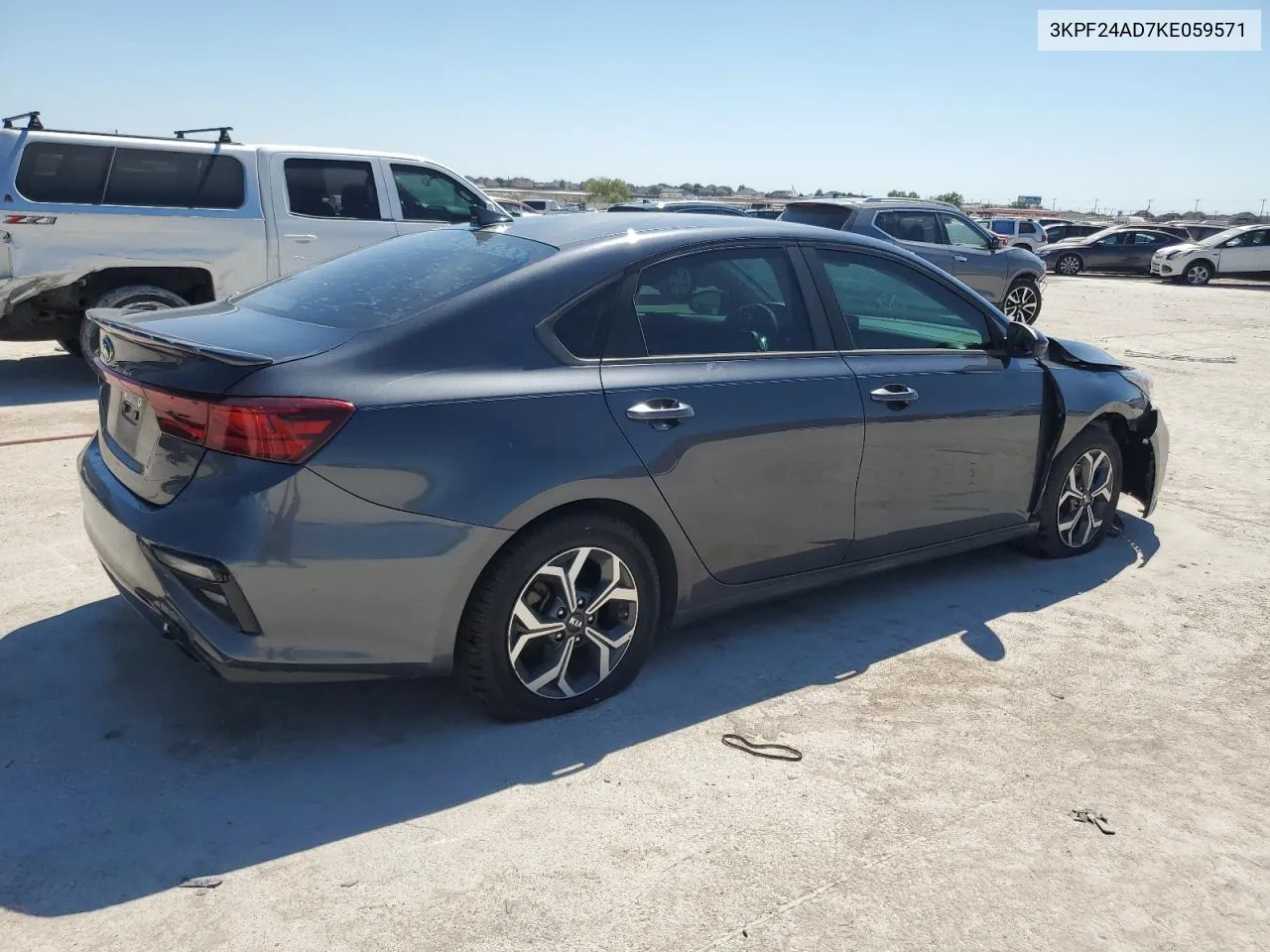 2019 Kia Forte Fe VIN: 3KPF24AD7KE059571 Lot: 72353164