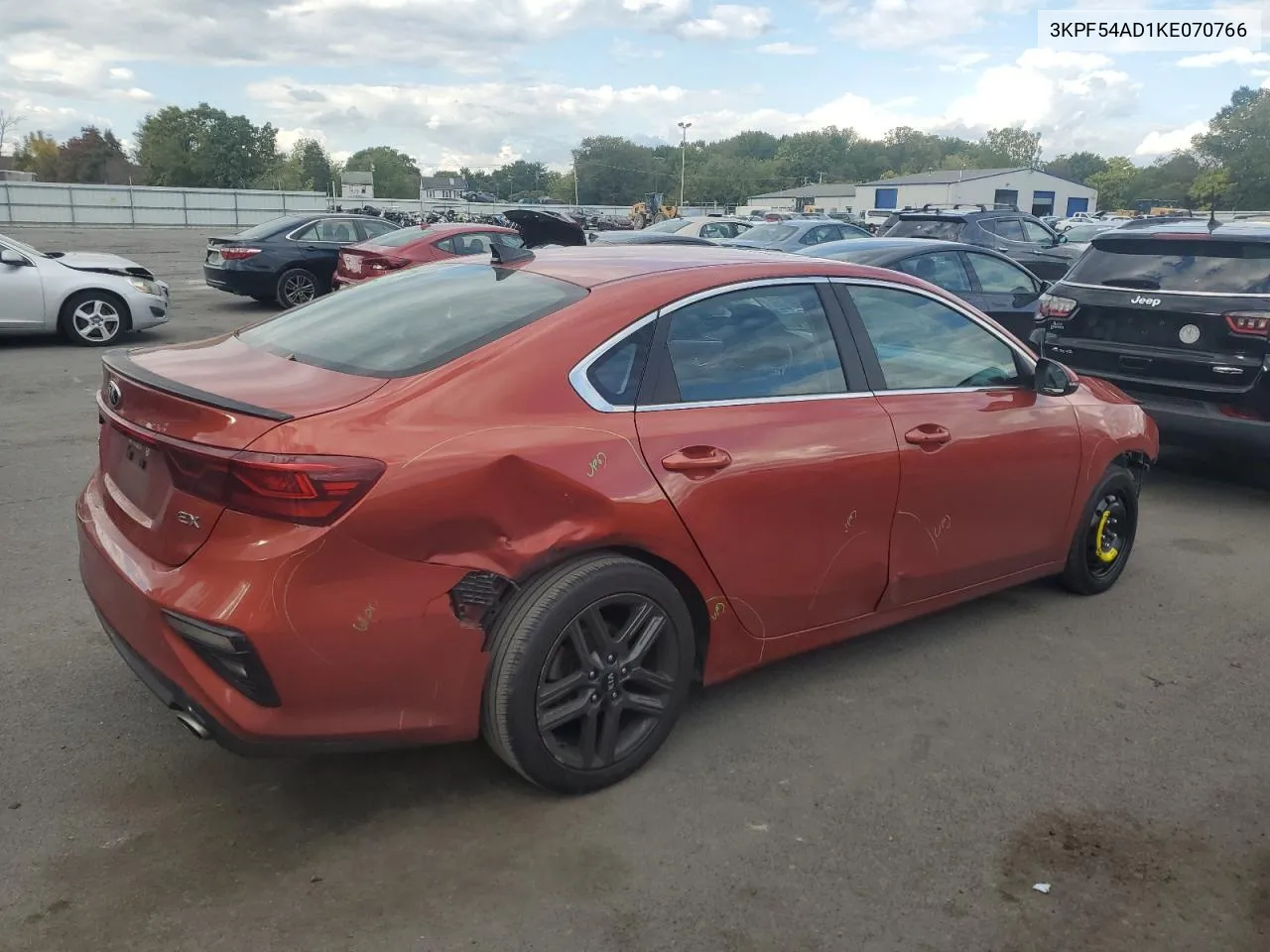 2019 Kia Forte Ex VIN: 3KPF54AD1KE070766 Lot: 72403304