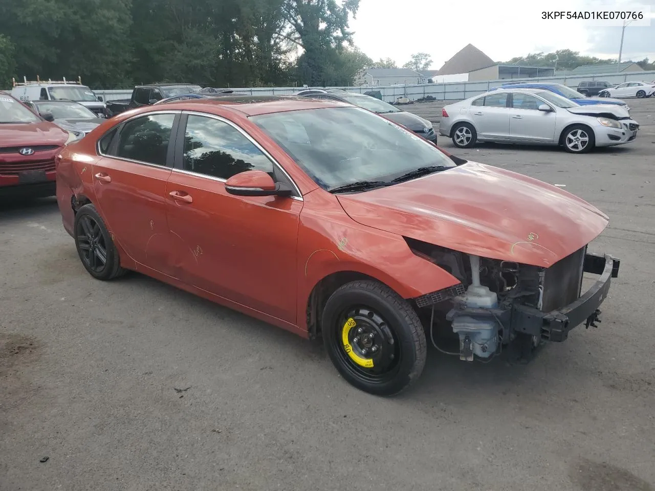 3KPF54AD1KE070766 2019 Kia Forte Ex