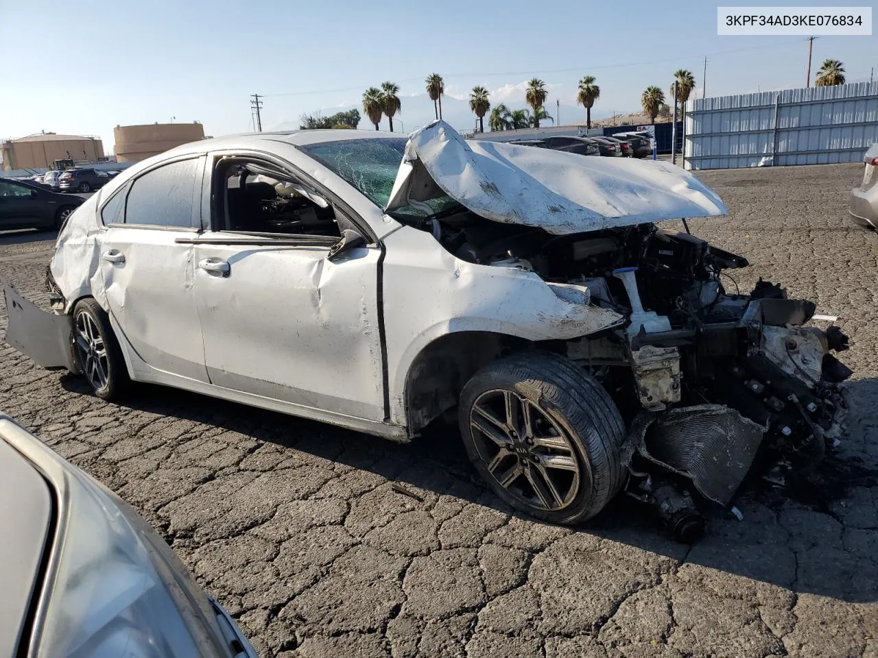 2019 Kia Forte Gt Line VIN: 3KPF34AD3KE076834 Lot: 72476304