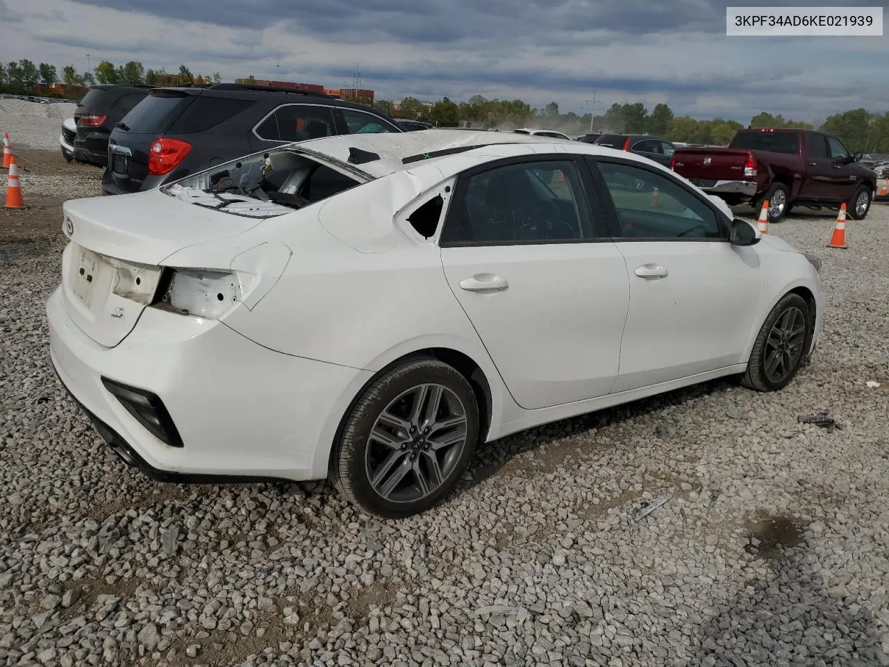 2019 Kia Forte Gt Line VIN: 3KPF34AD6KE021939 Lot: 72647794