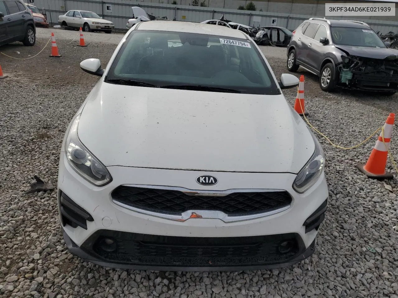 2019 Kia Forte Gt Line VIN: 3KPF34AD6KE021939 Lot: 72647794