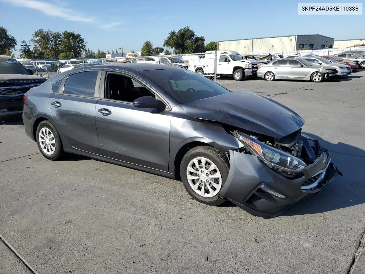 2019 Kia Forte Fe VIN: 3KPF24AD5KE110338 Lot: 72652724