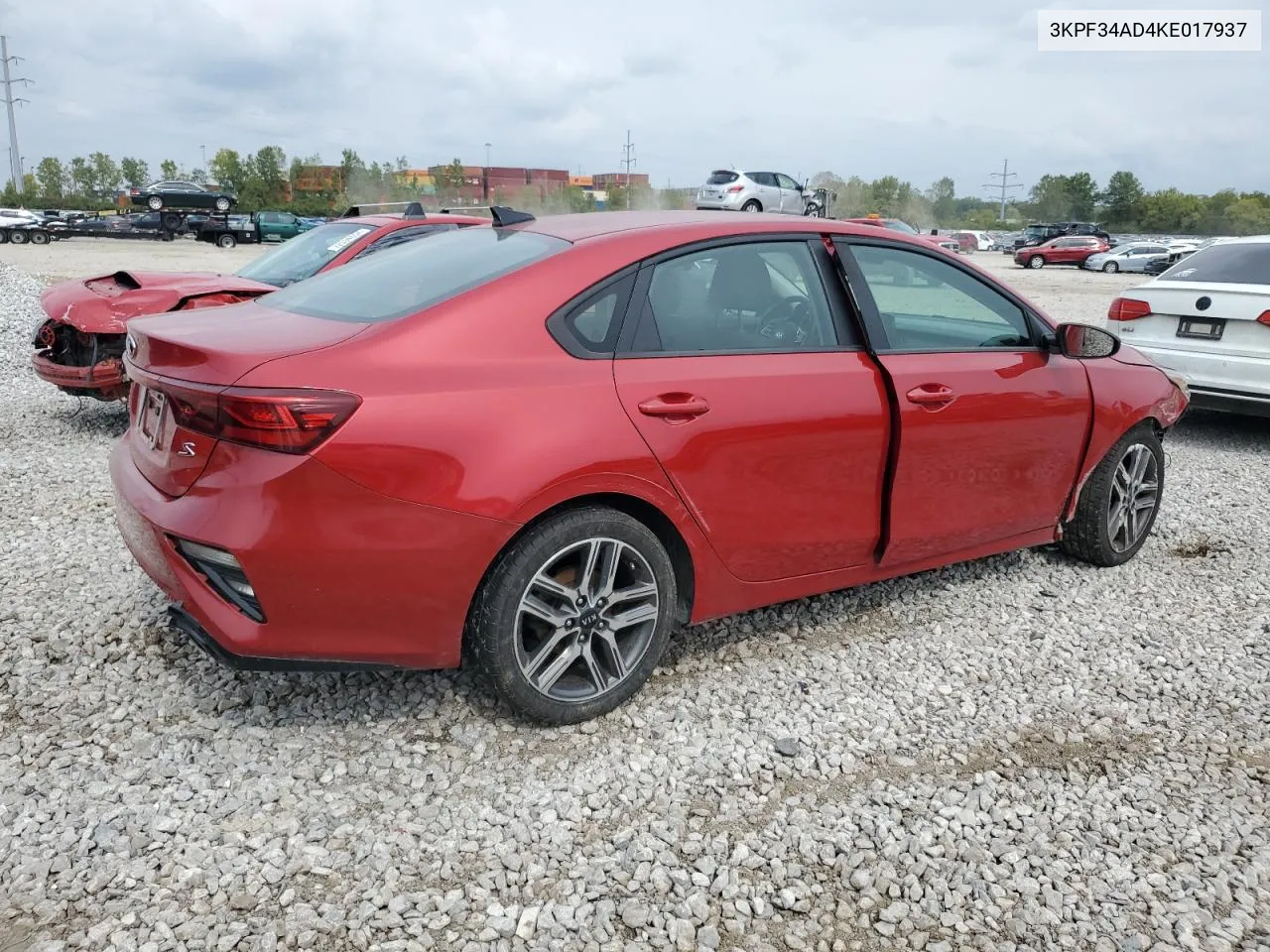 2019 Kia Forte Gt Line VIN: 3KPF34AD4KE017937 Lot: 72677204