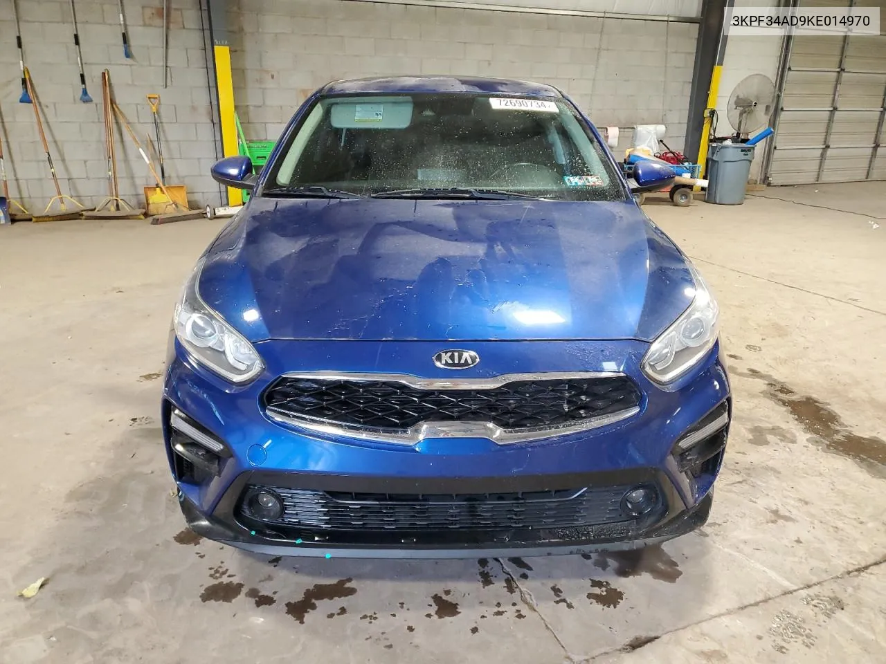 2019 Kia Forte Gt Line VIN: 3KPF34AD9KE014970 Lot: 72690734