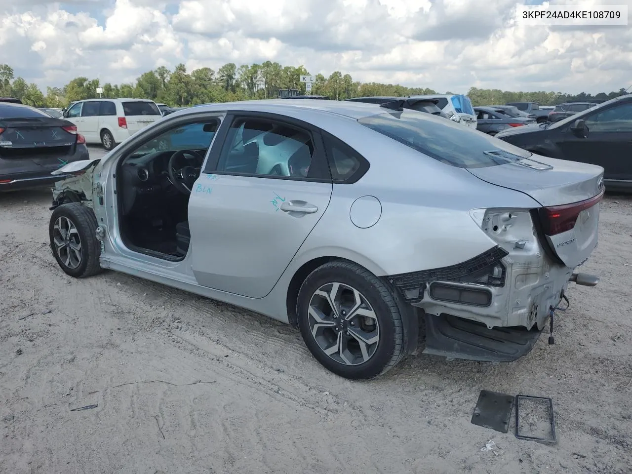 2019 Kia Forte Fe VIN: 3KPF24AD4KE108709 Lot: 72706334