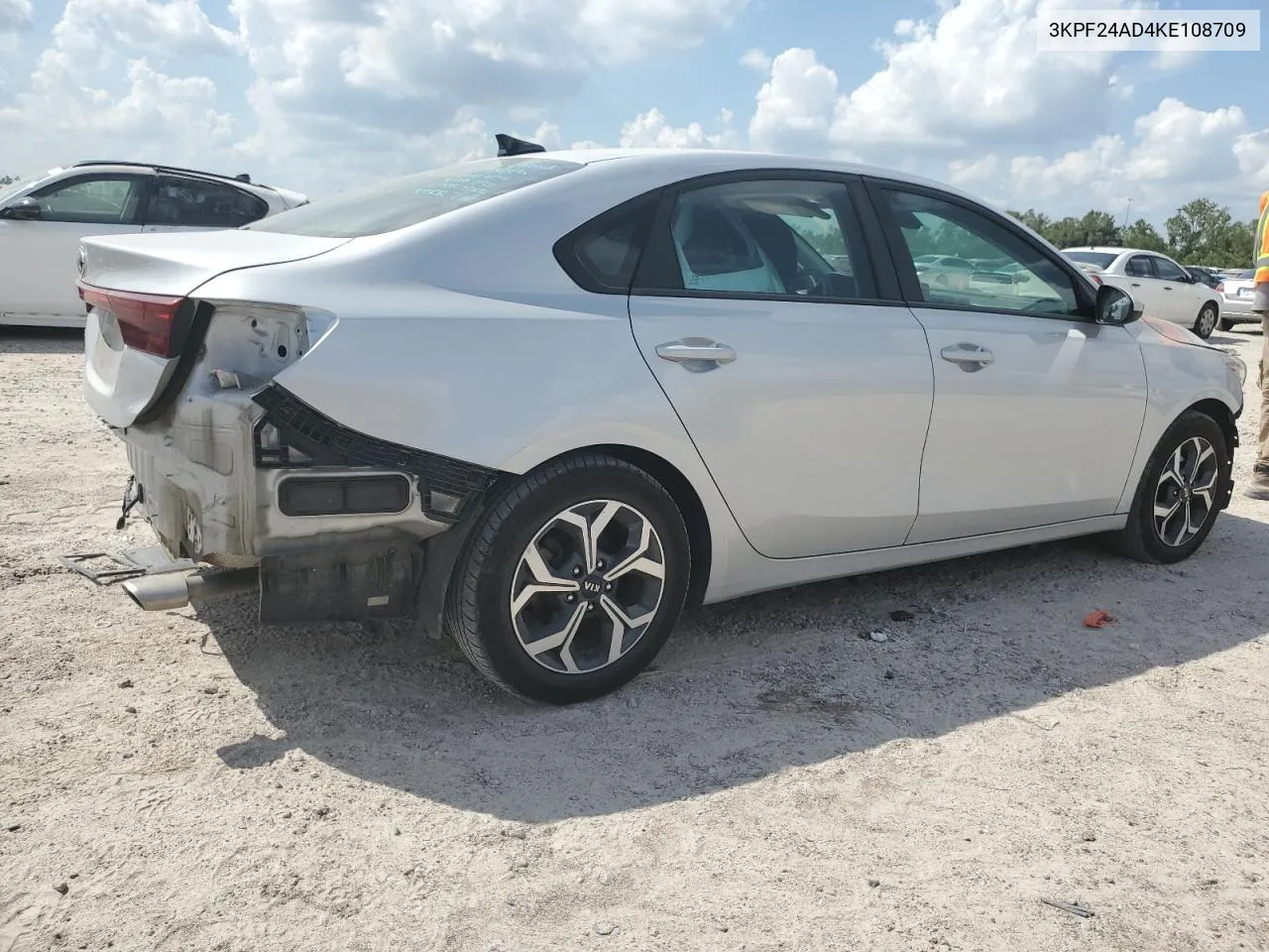 2019 Kia Forte Fe VIN: 3KPF24AD4KE108709 Lot: 72706334