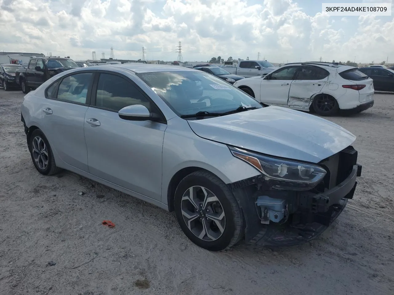 2019 Kia Forte Fe VIN: 3KPF24AD4KE108709 Lot: 72706334