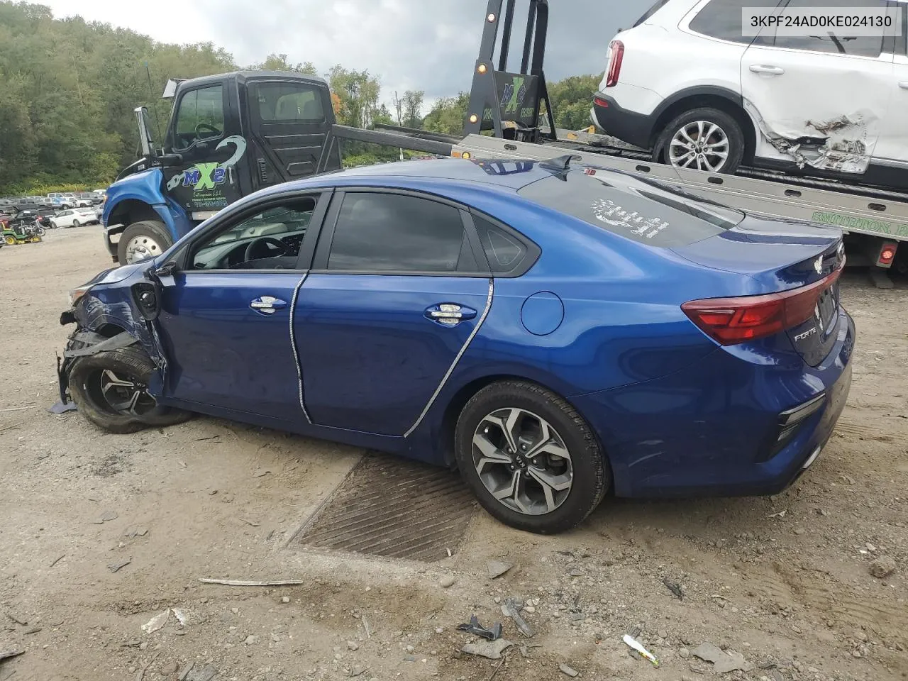 2019 Kia Forte Fe VIN: 3KPF24AD0KE024130 Lot: 72838874