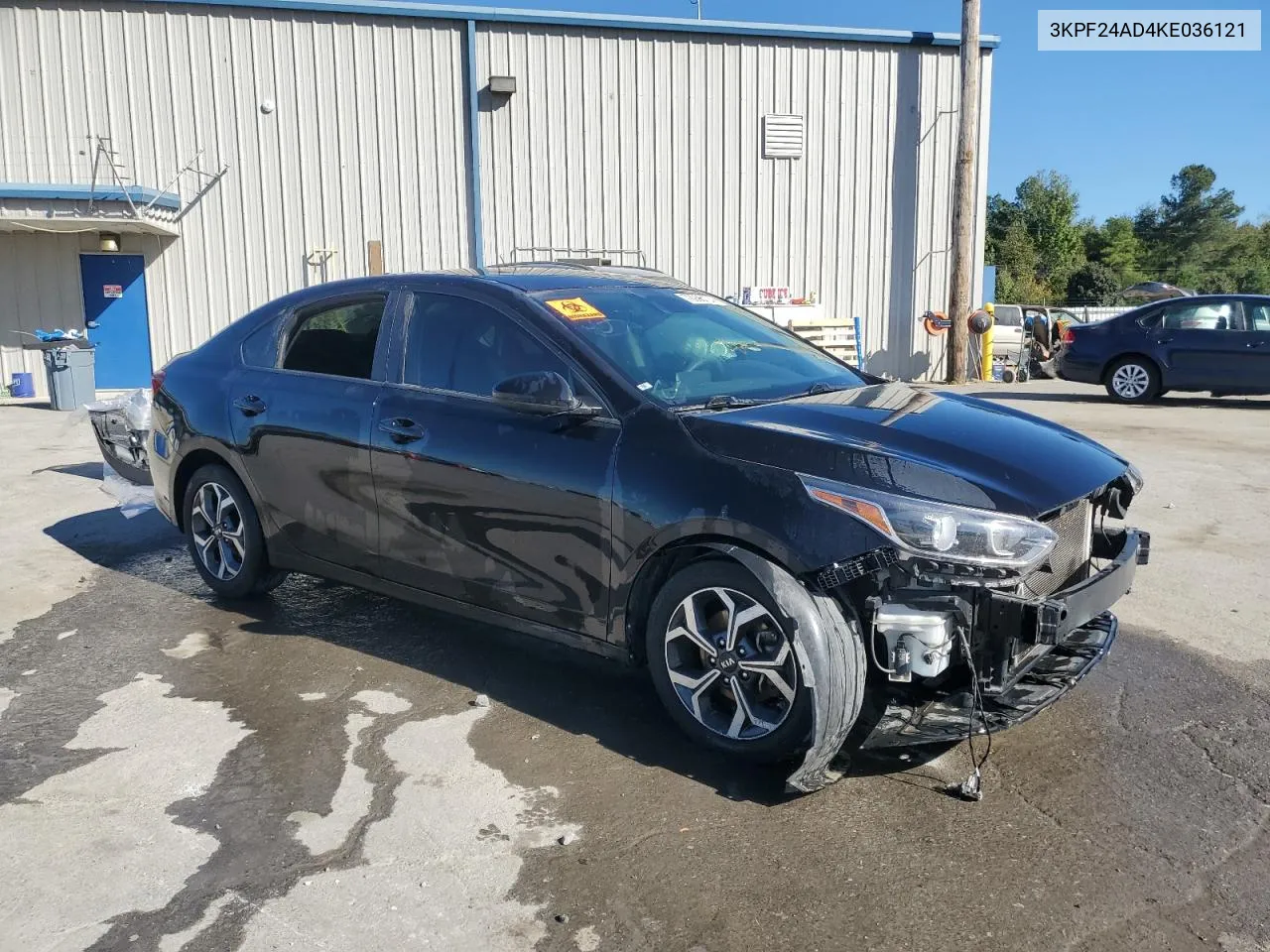 2019 Kia Forte Fe VIN: 3KPF24AD4KE036121 Lot: 72996134