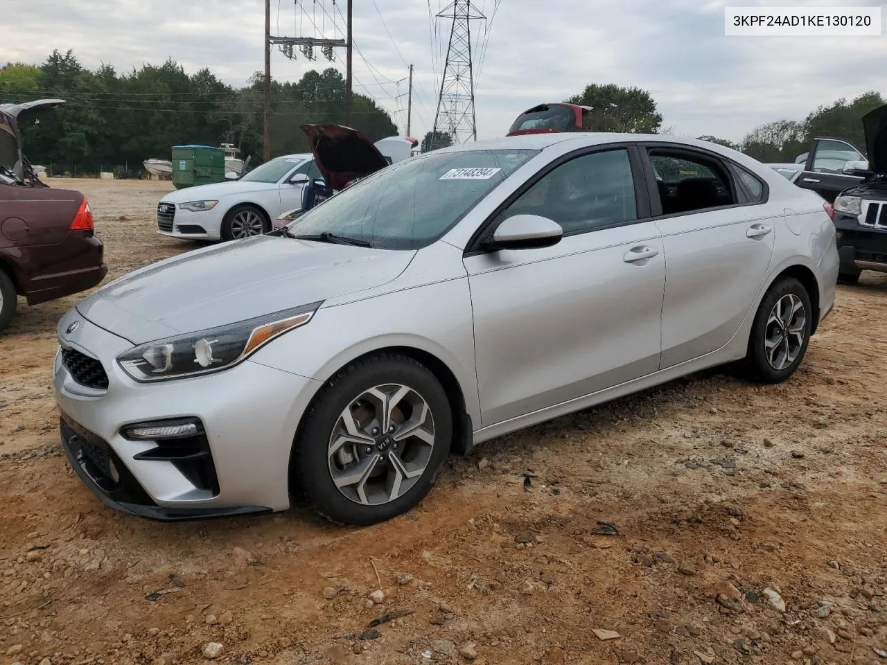 2019 Kia Forte Fe VIN: 3KPF24AD1KE130120 Lot: 73148394