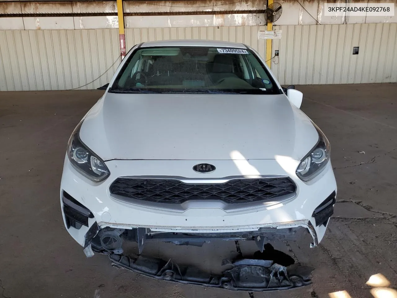 2019 Kia Forte Fe VIN: 3KPF24AD4KE092768 Lot: 73409524