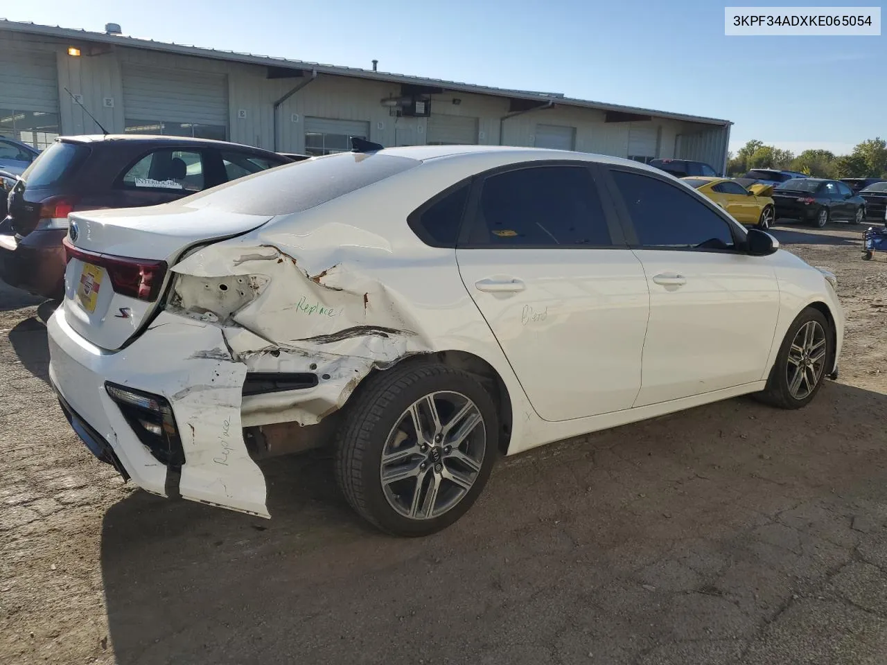 2019 Kia Forte Gt Line VIN: 3KPF34ADXKE065054 Lot: 73742494