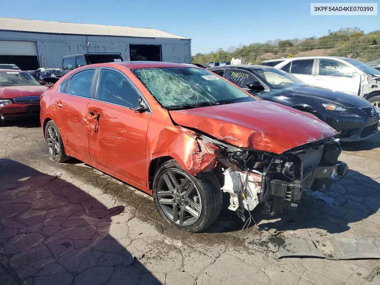 2019 Kia Forte Ex VIN: 3KPF54AD4KE070390 Lot: 73862304