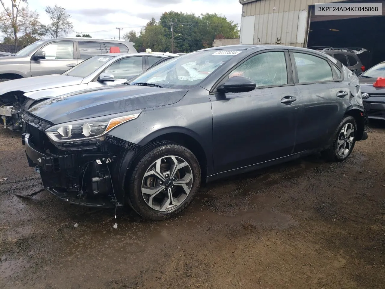 2019 Kia Forte Fe VIN: 3KPF24AD4KE045868 Lot: 74177324