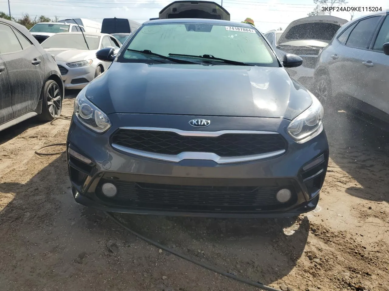 2019 Kia Forte Fe VIN: 3KPF24AD9KE115204 Lot: 74187884