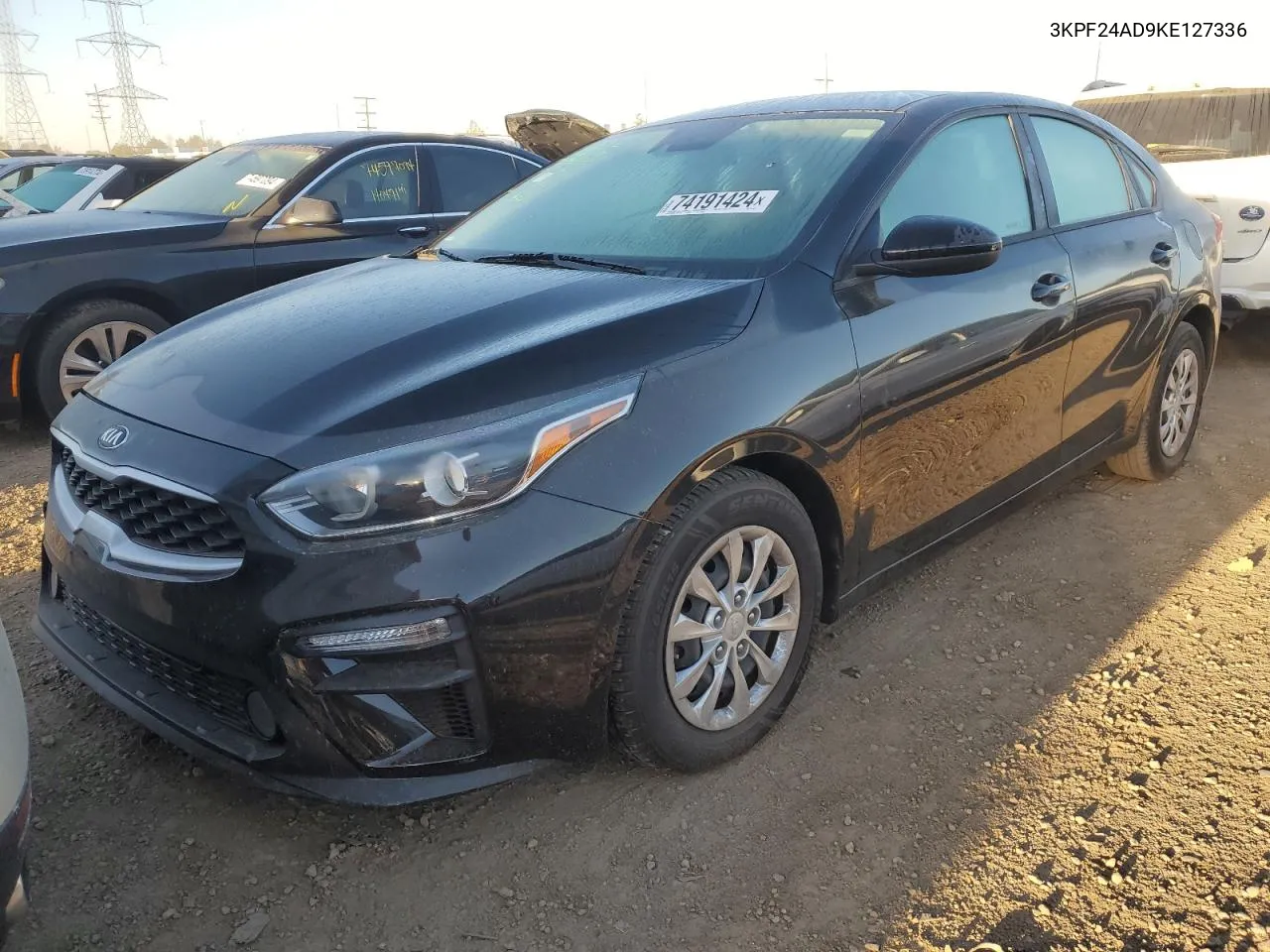 2019 Kia Forte Fe VIN: 3KPF24AD9KE127336 Lot: 74191424