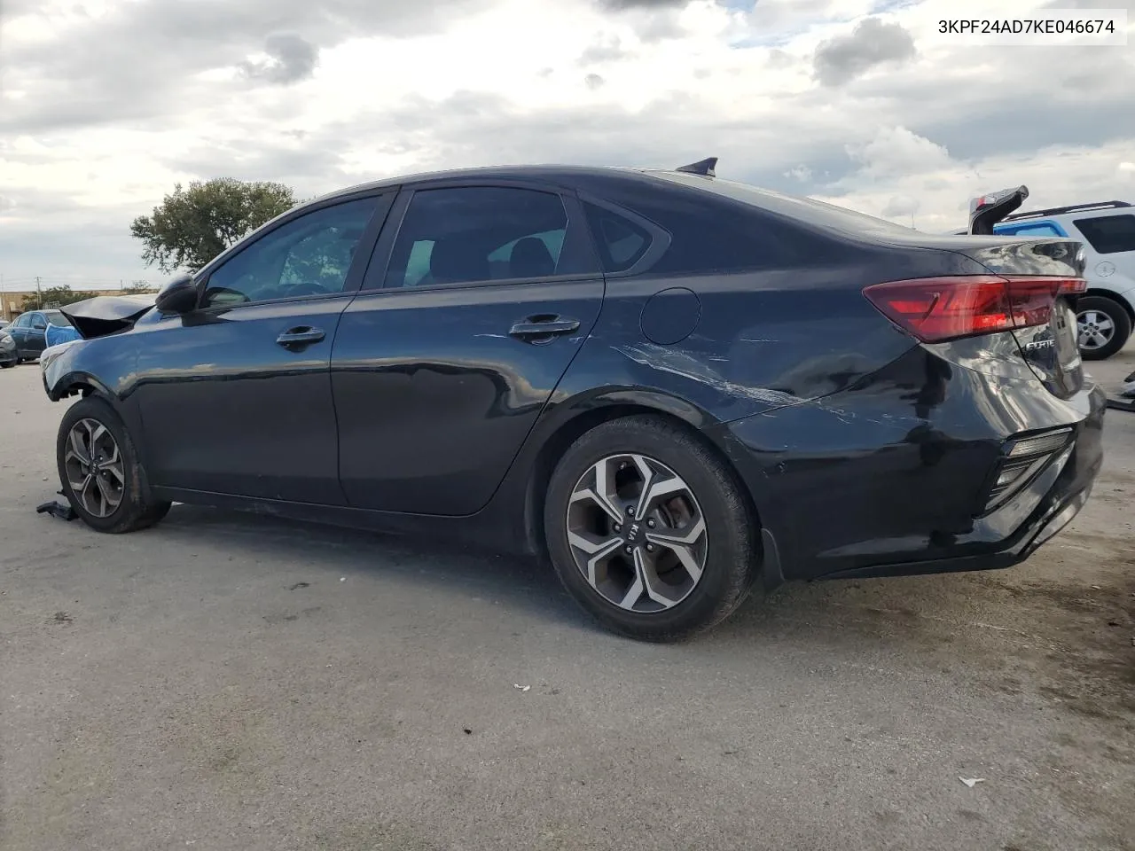 2019 Kia Forte Fe VIN: 3KPF24AD7KE046674 Lot: 74310194