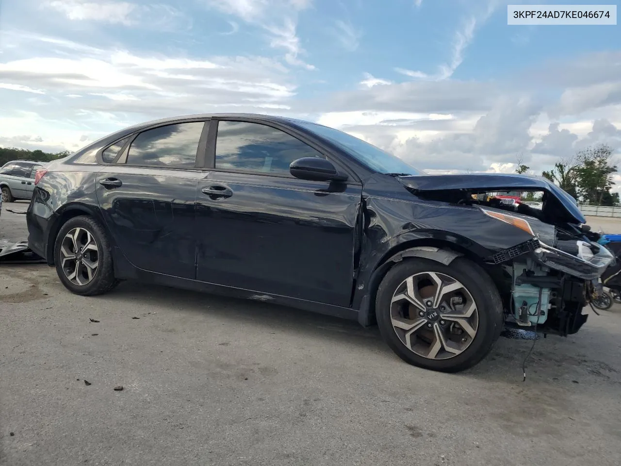 2019 Kia Forte Fe VIN: 3KPF24AD7KE046674 Lot: 74310194