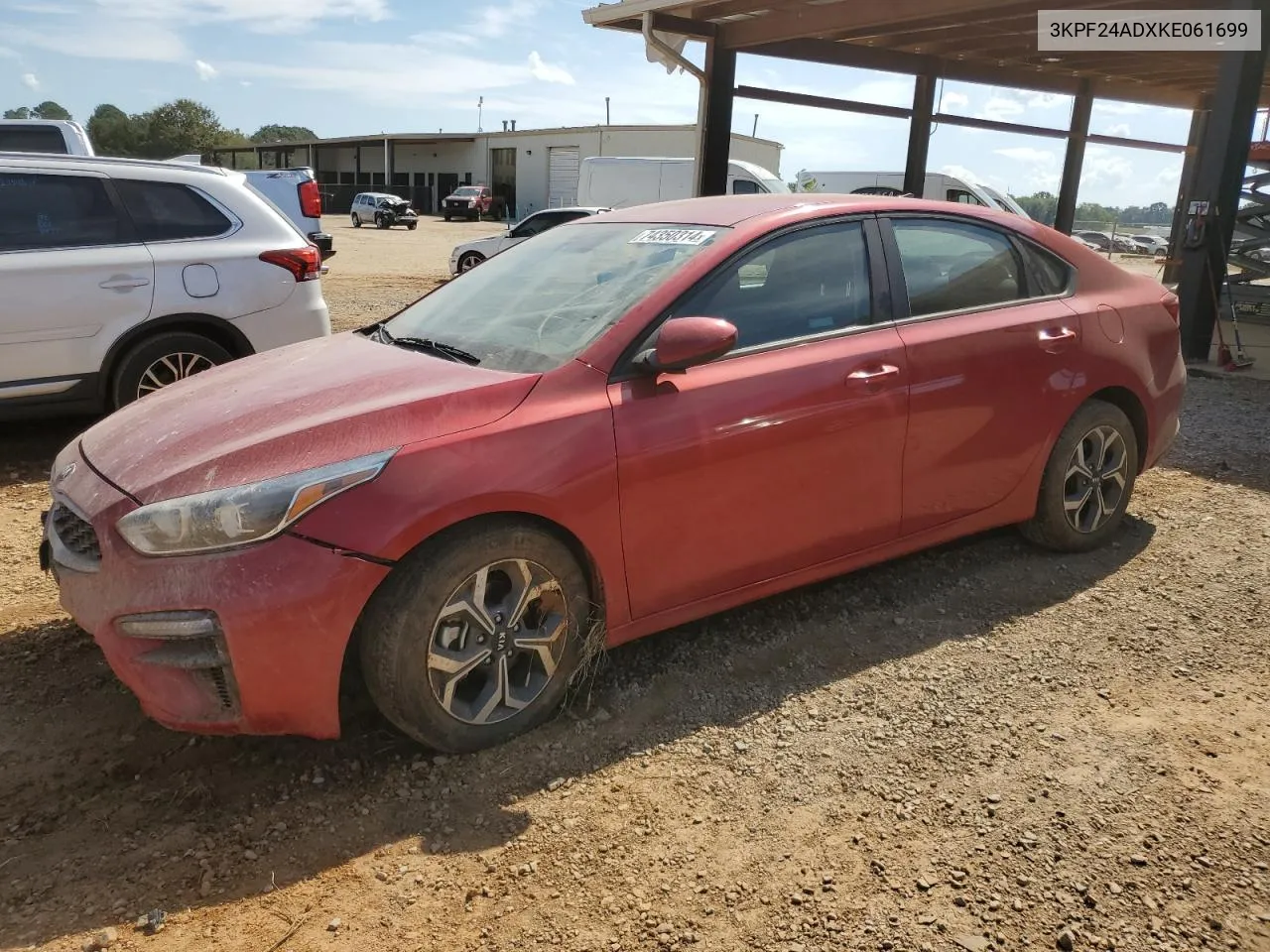 2019 Kia Forte Fe VIN: 3KPF24ADXKE061699 Lot: 74350314