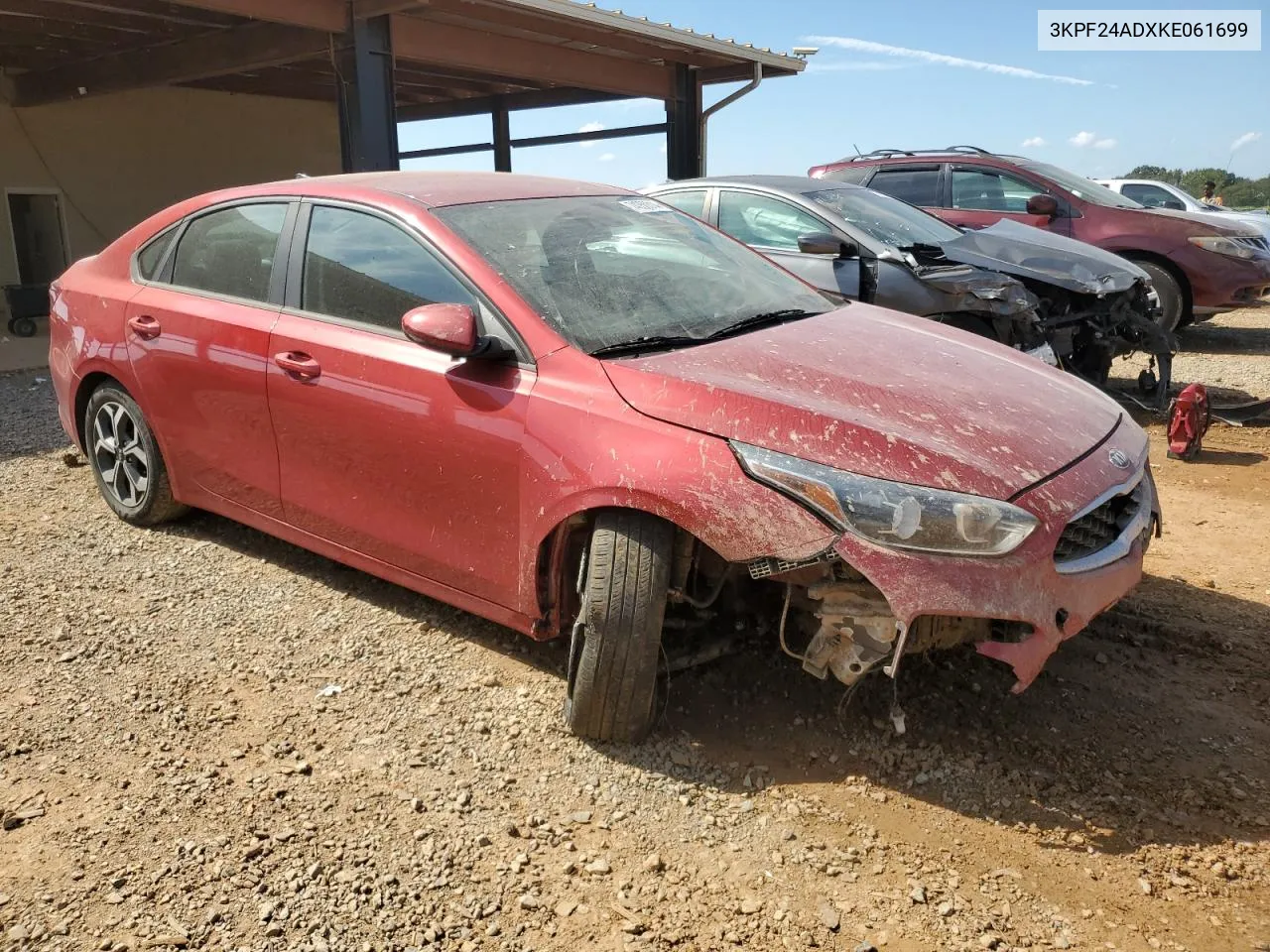 2019 Kia Forte Fe VIN: 3KPF24ADXKE061699 Lot: 74350314