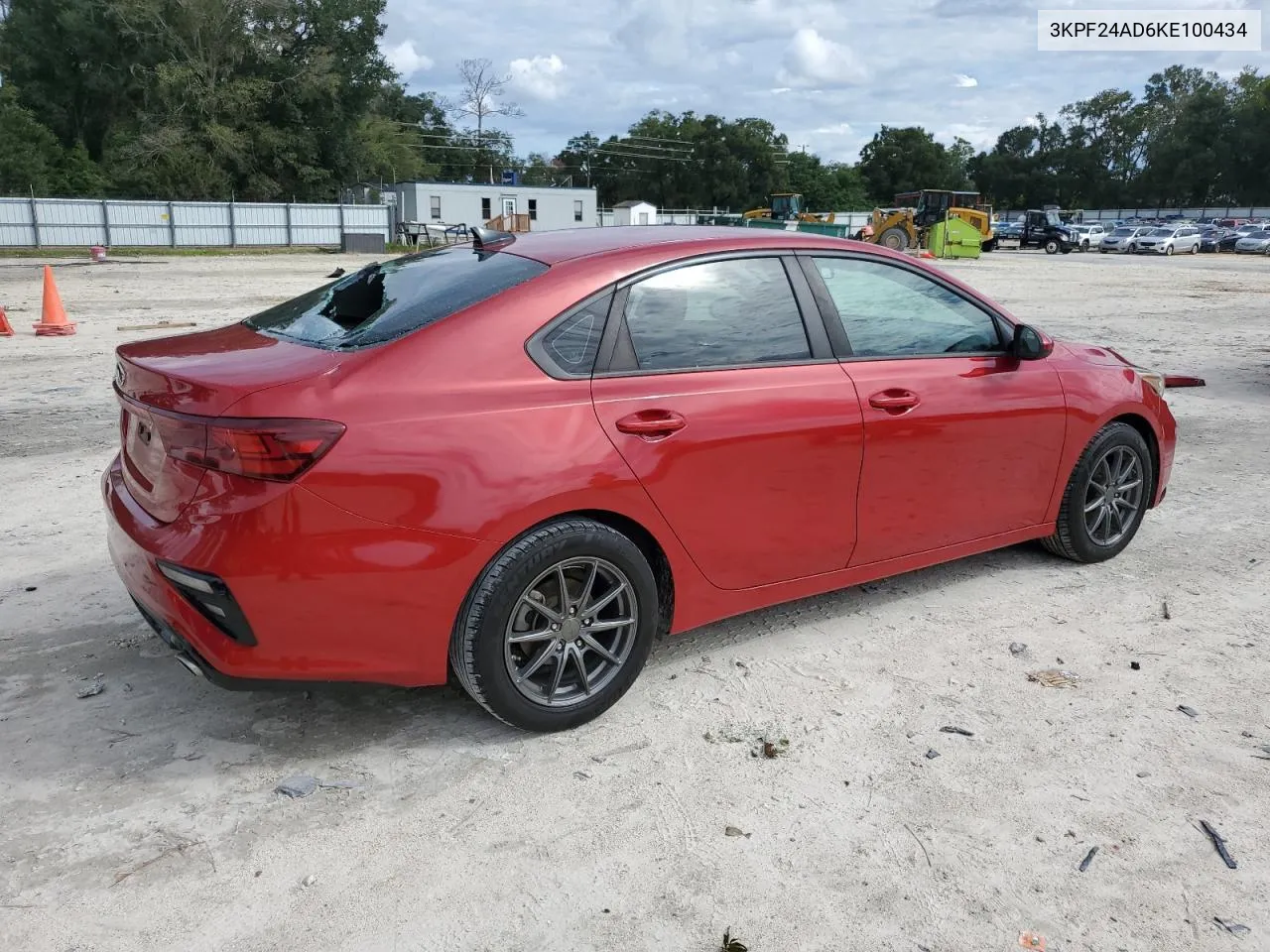 2019 Kia Forte Fe VIN: 3KPF24AD6KE100434 Lot: 74599514