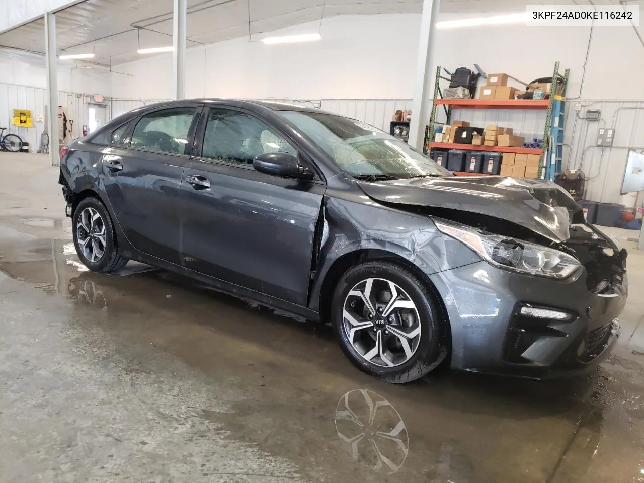 2019 Kia Forte Fe VIN: 3KPF24AD0KE116242 Lot: 74736854