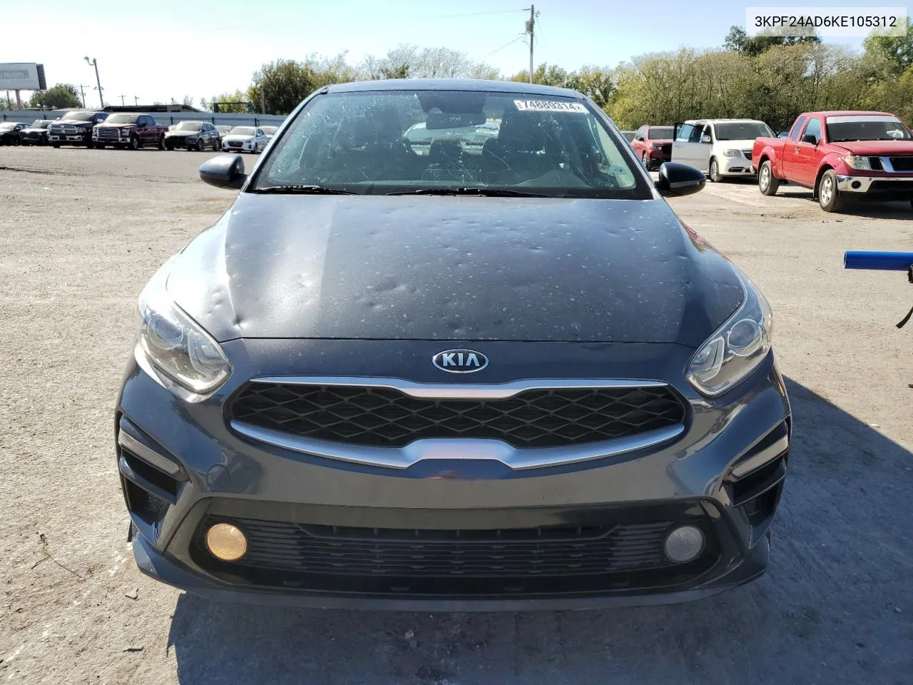 2019 Kia Forte Fe VIN: 3KPF24AD6KE105312 Lot: 74889314