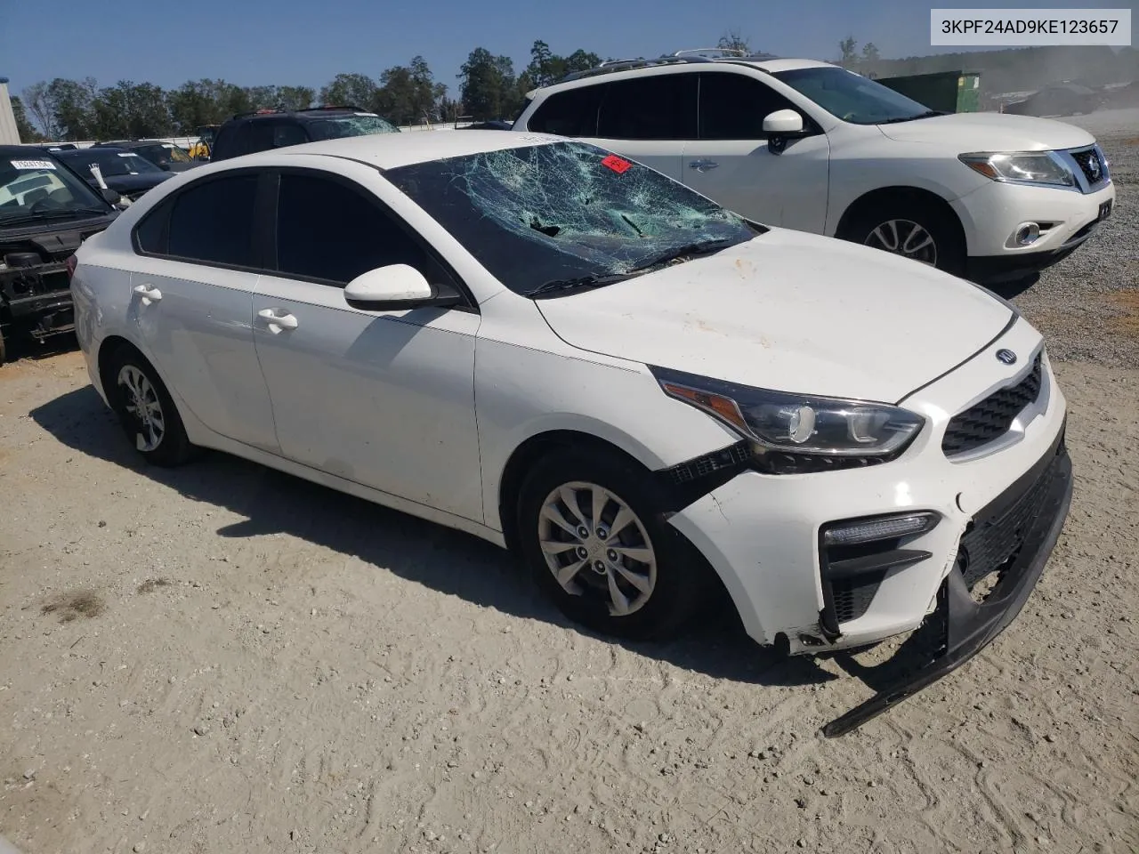 2019 Kia Forte Fe VIN: 3KPF24AD9KE123657 Lot: 75174004