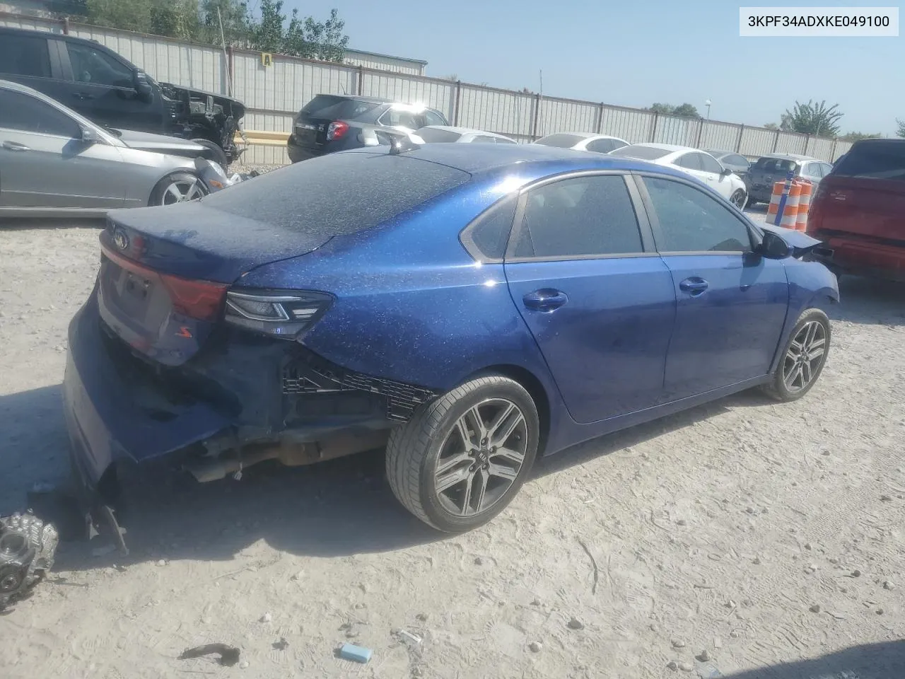 2019 Kia Forte Gt Line VIN: 3KPF34ADXKE049100 Lot: 75175554