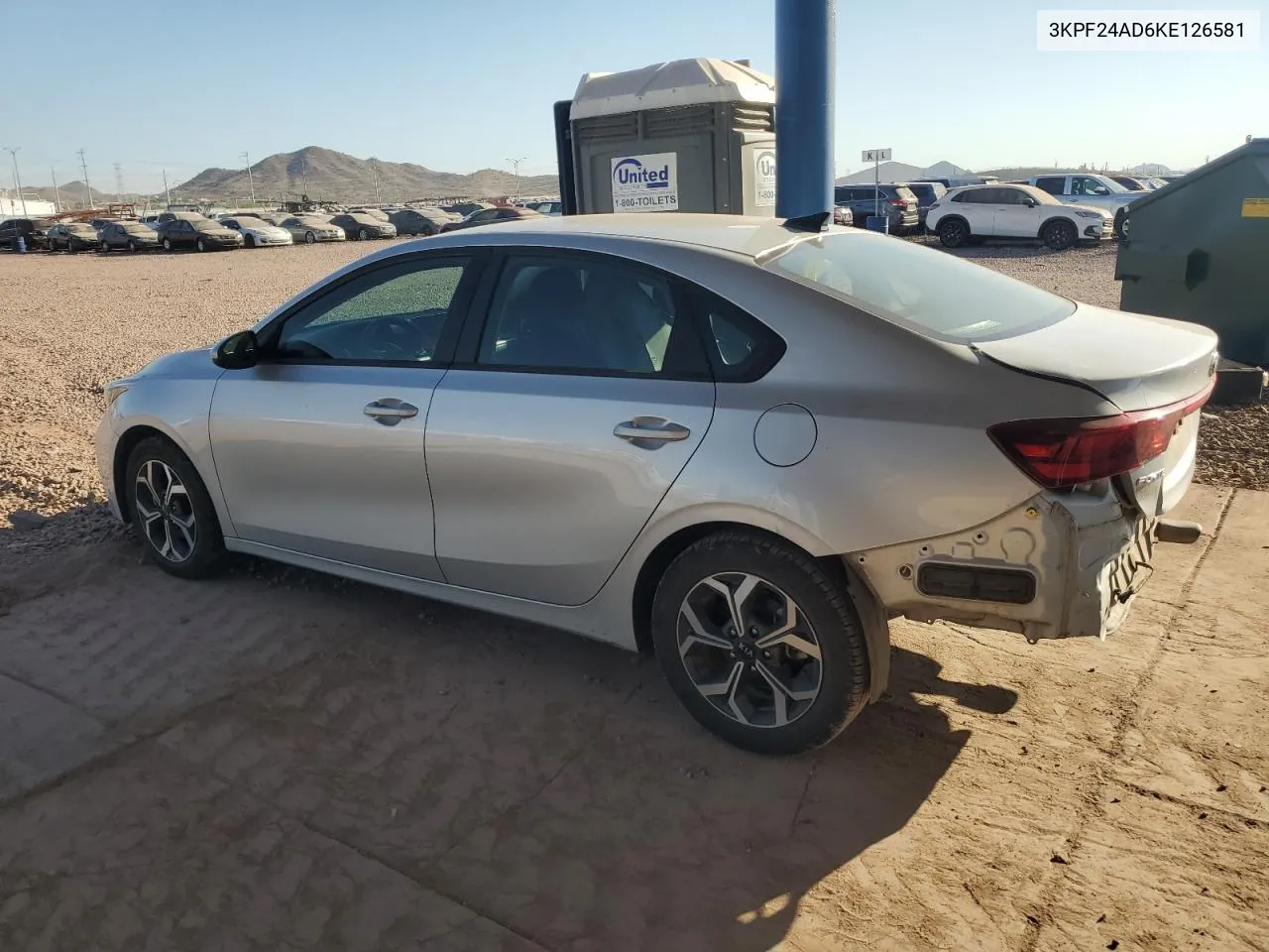 2019 Kia Forte Fe VIN: 3KPF24AD6KE126581 Lot: 75292734