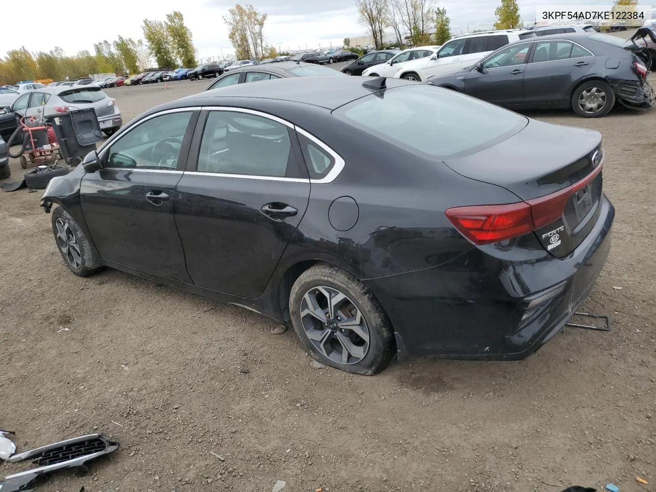 2019 Kia Forte Ex VIN: 3KPF54AD7KE122384 Lot: 75316574