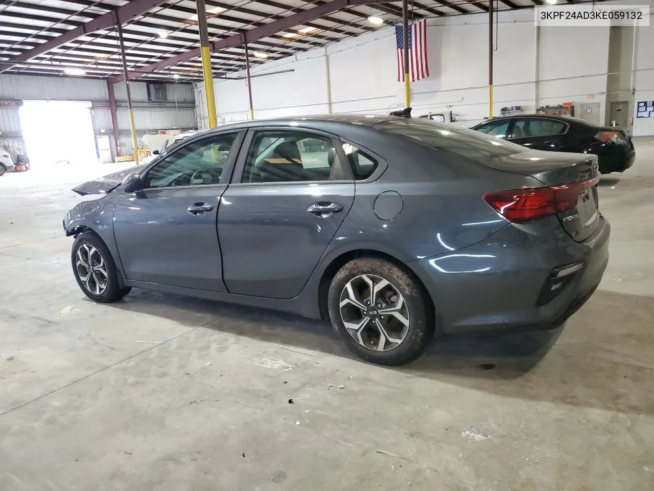 2019 Kia Forte Fe VIN: 3KPF24AD3KE059132 Lot: 75360384