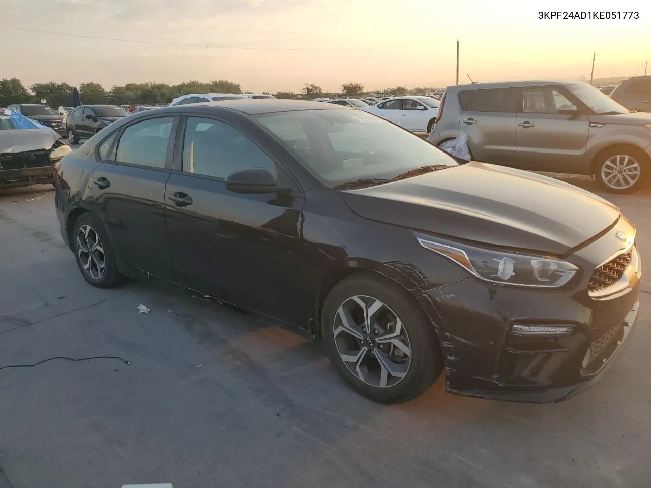 2019 Kia Forte Fe VIN: 3KPF24AD1KE051773 Lot: 75736794