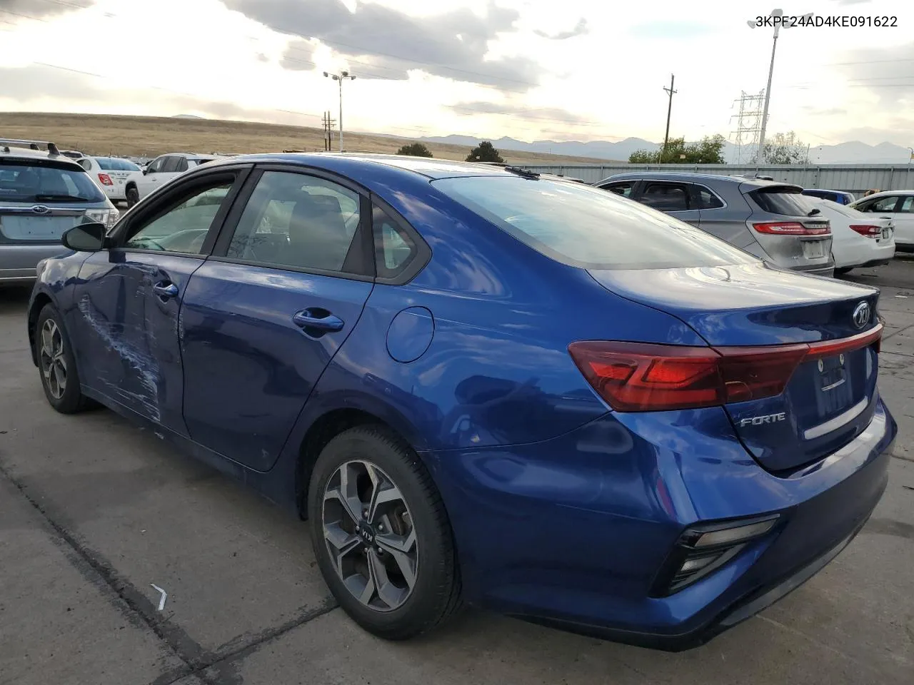 2019 Kia Forte Fe VIN: 3KPF24AD4KE091622 Lot: 75765494