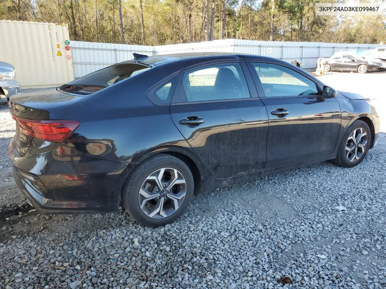 2019 Kia Forte Fe VIN: 3KPF24AD3KE099467 Lot: 75828434