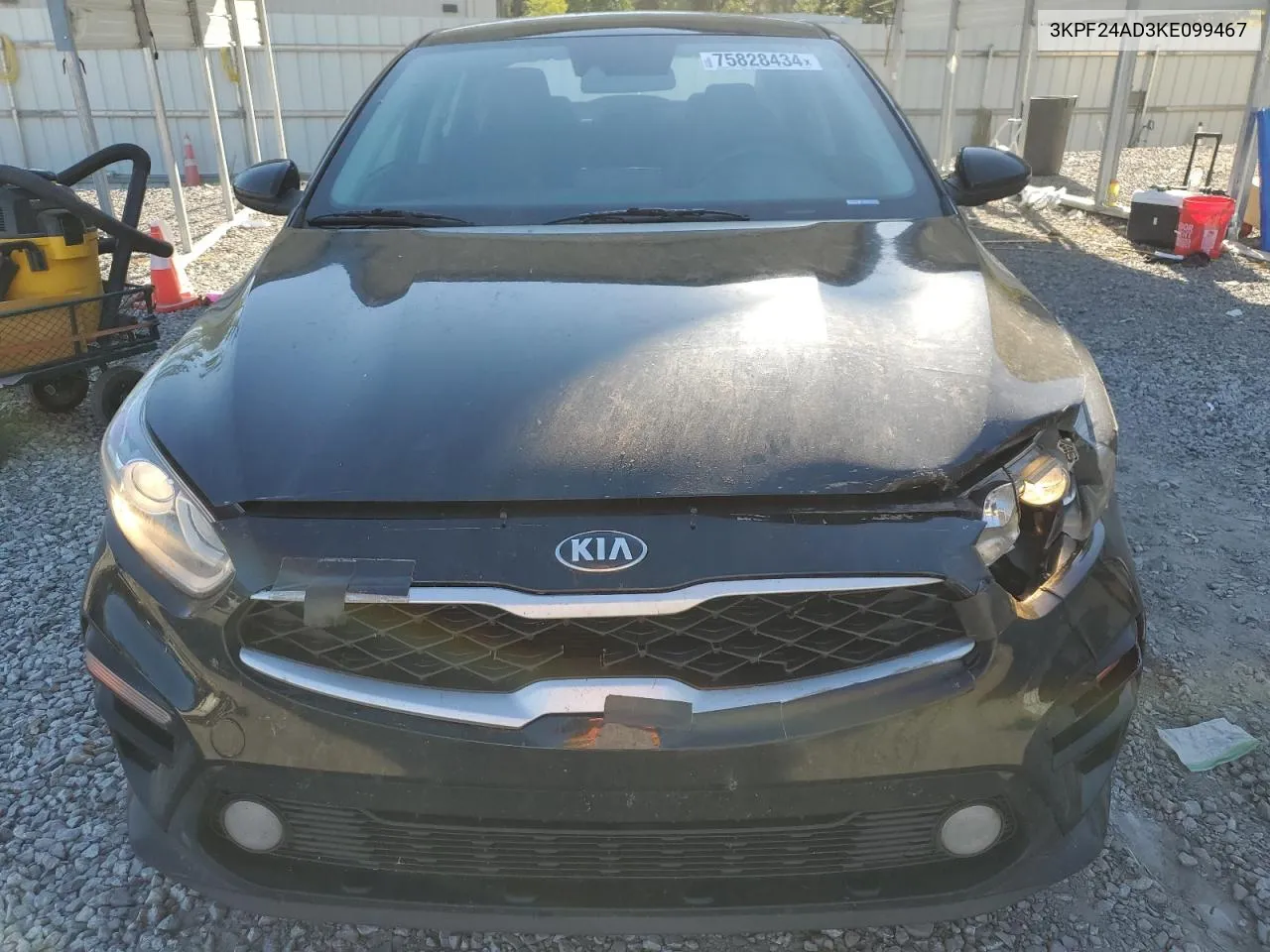 2019 Kia Forte Fe VIN: 3KPF24AD3KE099467 Lot: 75828434