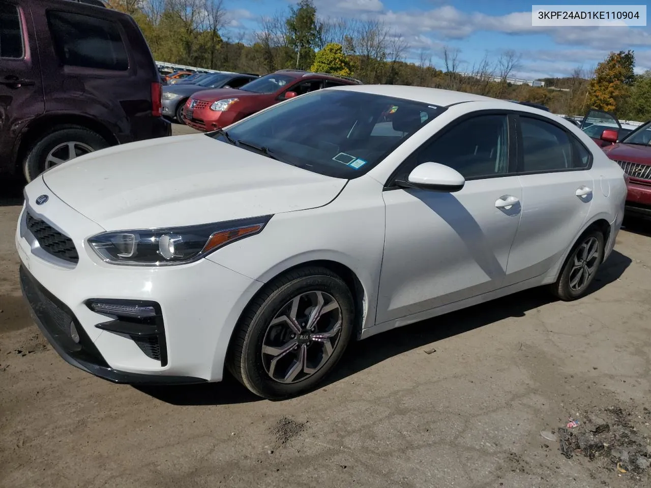 2019 Kia Forte Fe VIN: 3KPF24AD1KE110904 Lot: 75891654