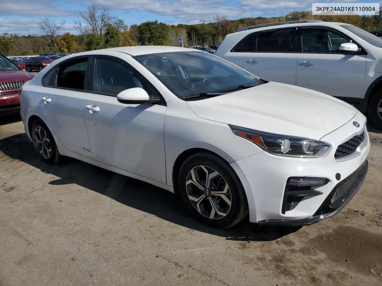 2019 Kia Forte Fe VIN: 3KPF24AD1KE110904 Lot: 75891654