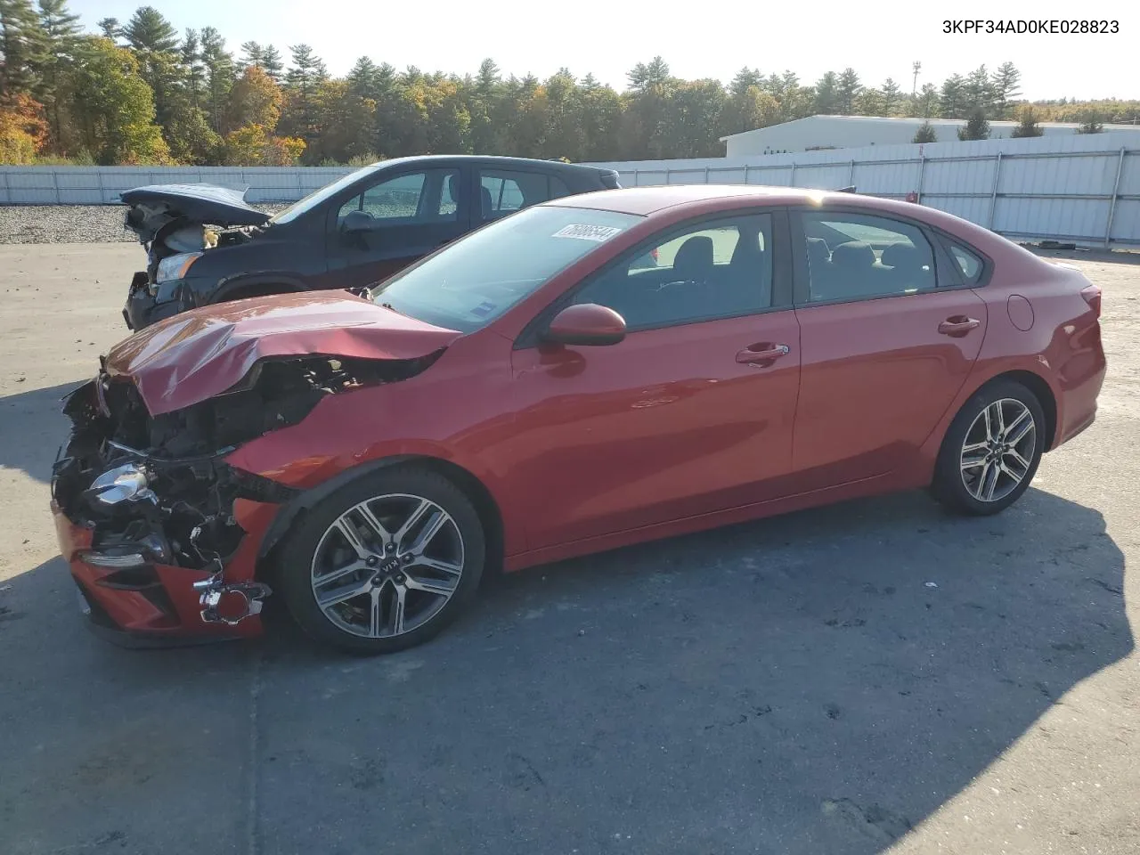 2019 Kia Forte Gt Line VIN: 3KPF34AD0KE028823 Lot: 76086544