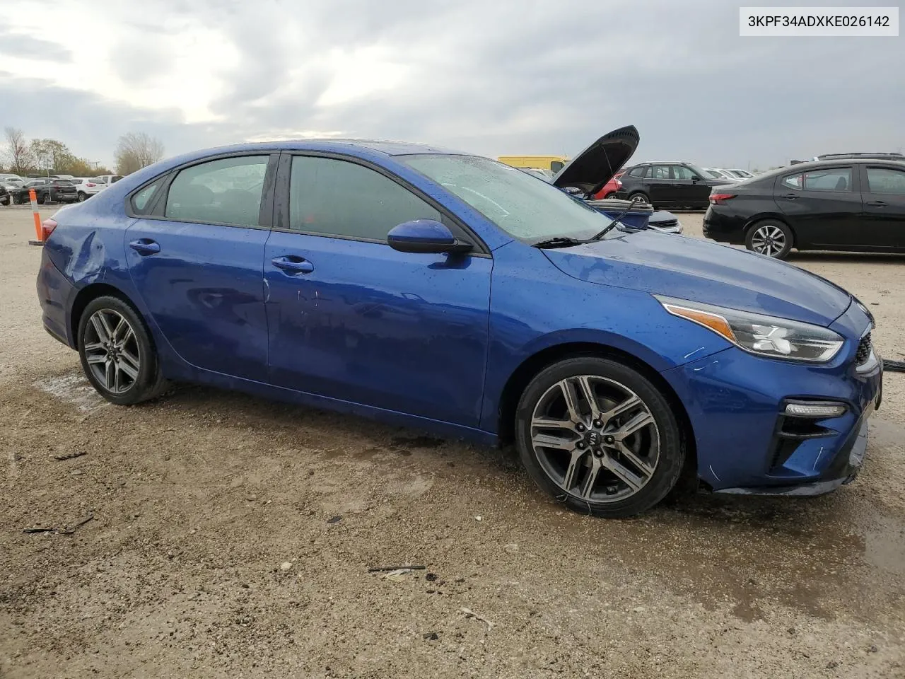 2019 Kia Forte Gt Line VIN: 3KPF34ADXKE026142 Lot: 77249884